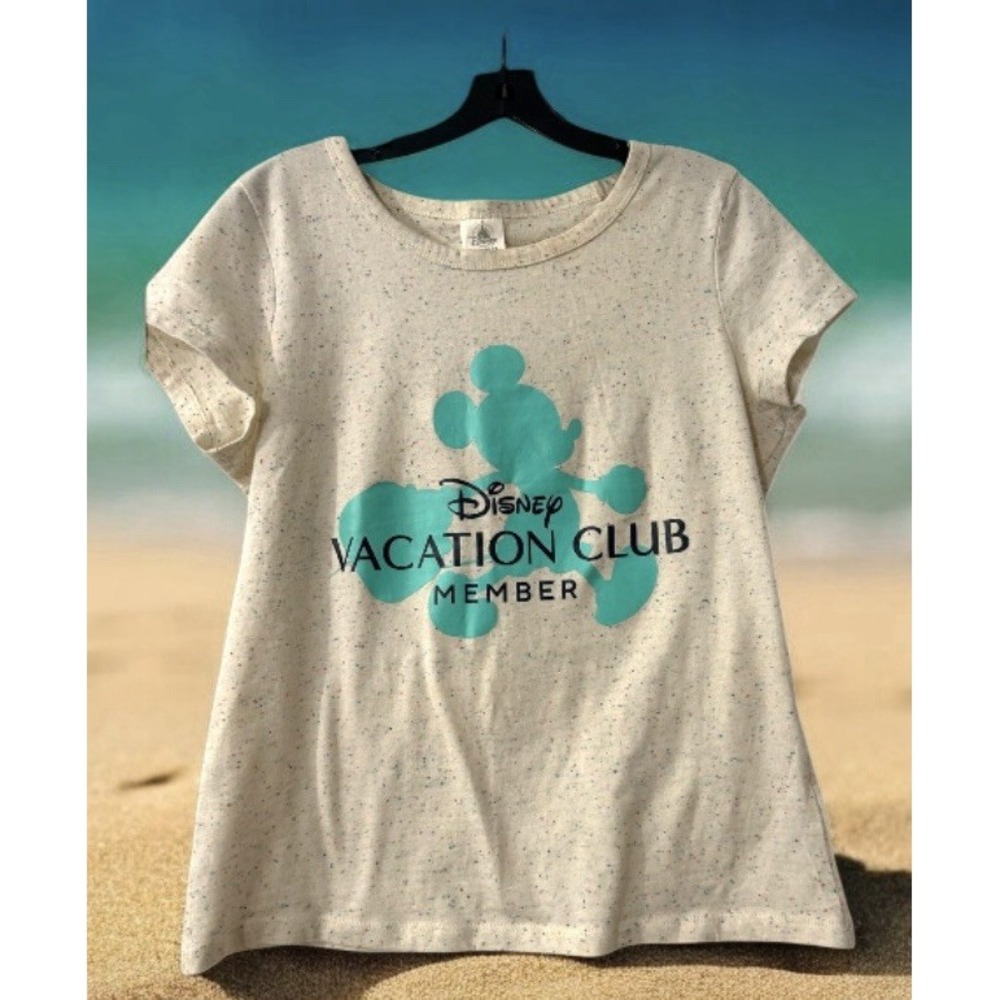 Disney Vacation Club DVC Member Mickey Women's Shirt Size Medium Disneyland‎ EUC